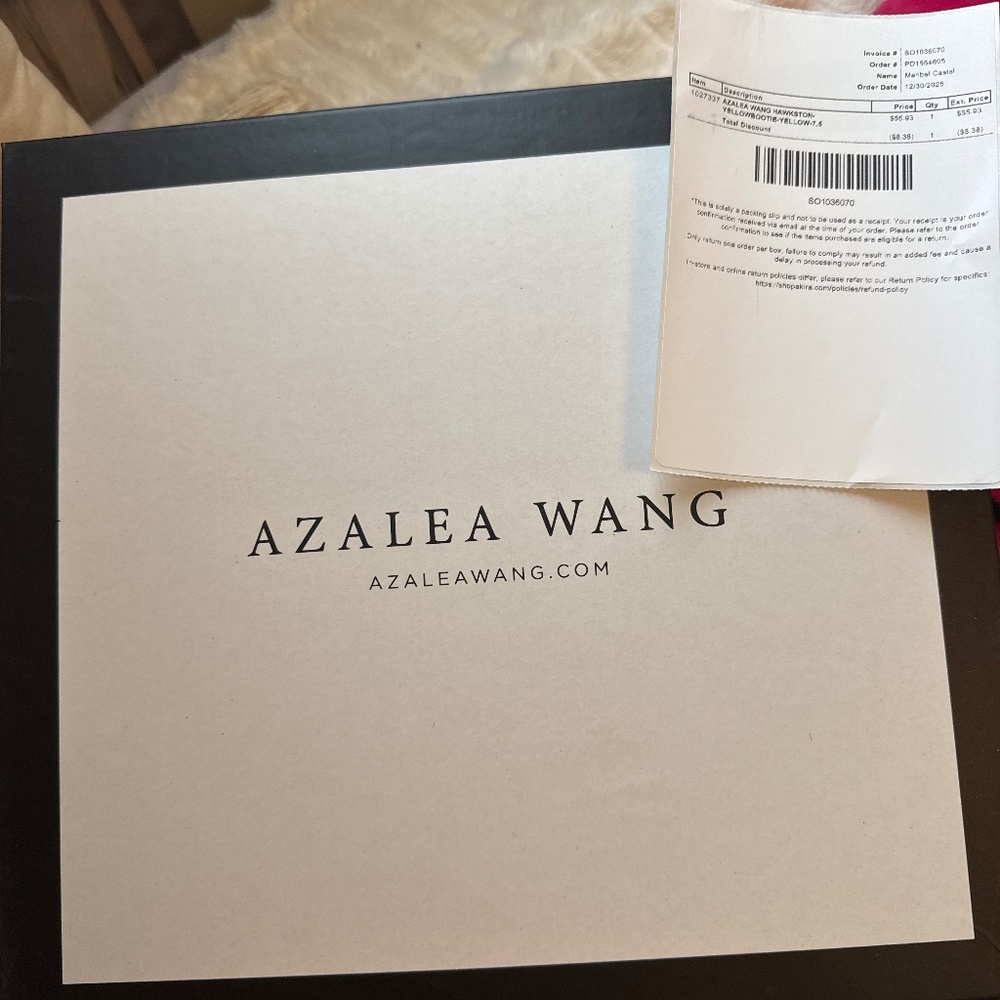 AKIRA AZALEA WANG HAWKSTON YELLOW BOOTIE Size 7.57.5